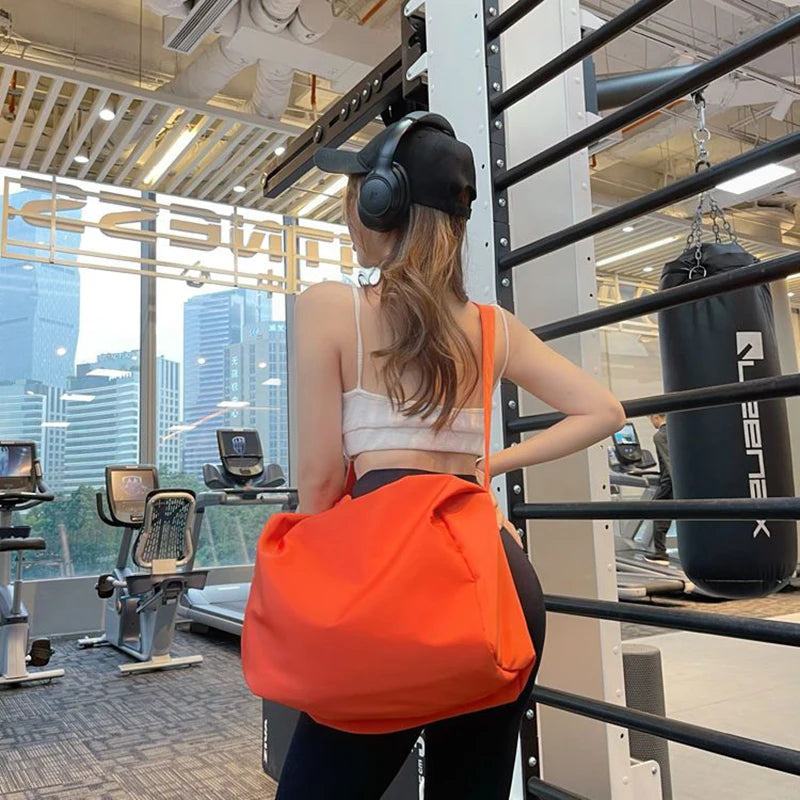 Casual Nylon Crossbody Shoulder Bag For Women Large Capacity Pillow Sports Handb