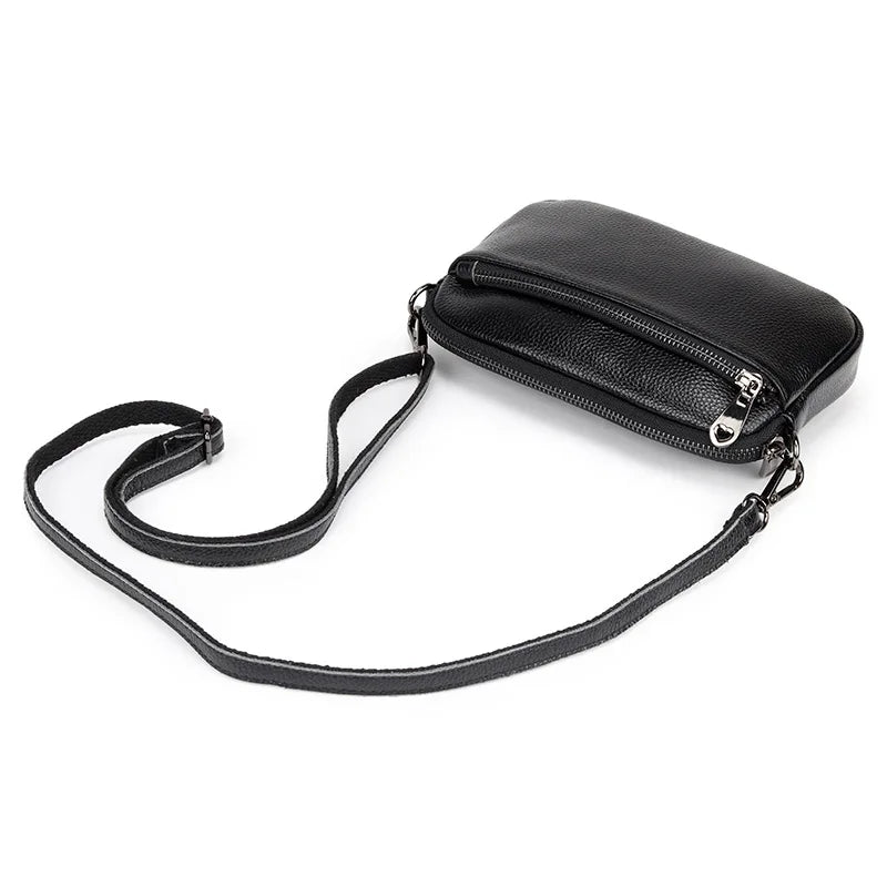 Casual Leather Crossbody Shoulder Bag Small Female Clutch Purse