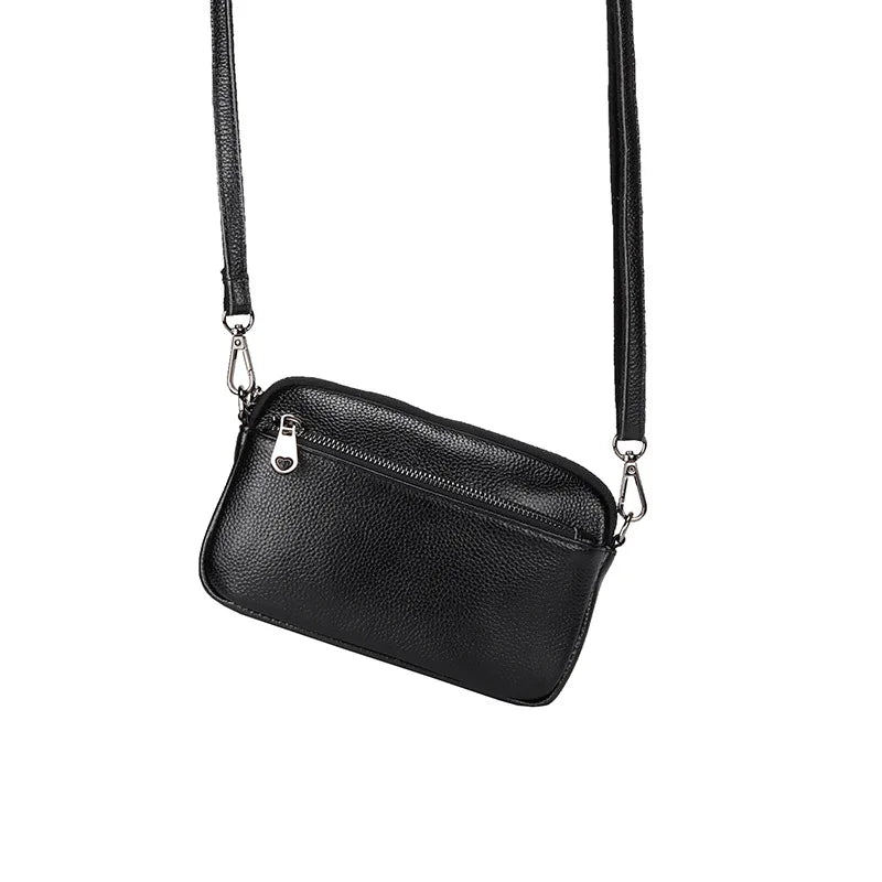 Casual Leather Crossbody Shoulder Bag Small Female Clutch Purse