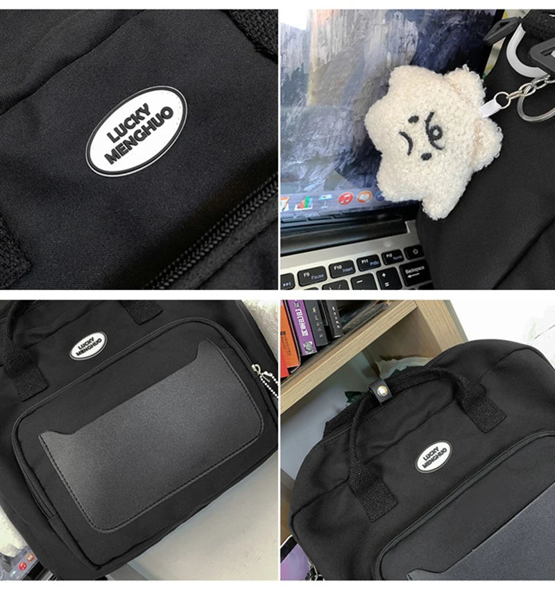 Casual Girl School Bags Backpack Women Shoulder Bag Handbag Large Capacity
