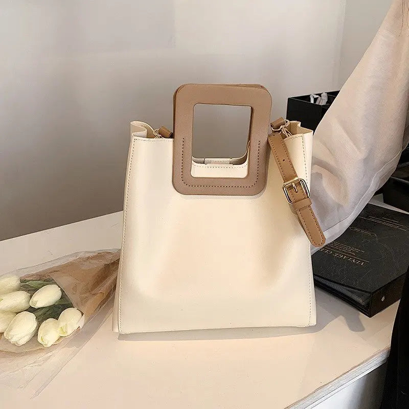 Casual Women's Big Tote Bag Leather Ladies Shoulder Handbag
