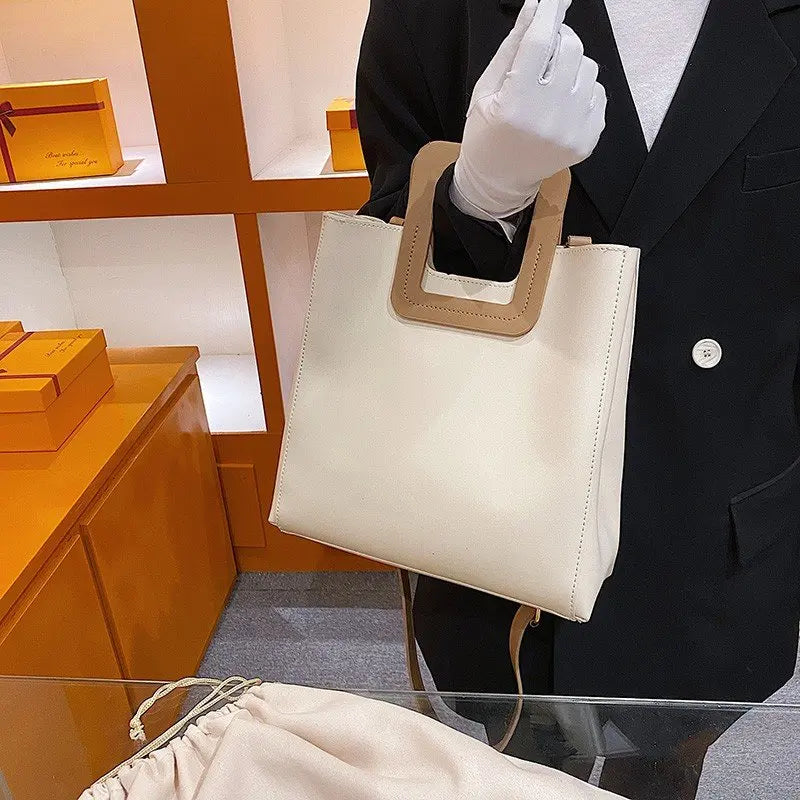 Casual Women's Big Tote Bag Leather Ladies Shoulder Handbag