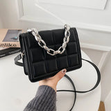 Casual High Leather Pu Bags For Women Chain Handbag Shoulder Messenger Bag