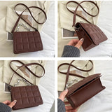 Casual High Leather Pu Bags For Women Chain Handbag Shoulder Messenger Bag