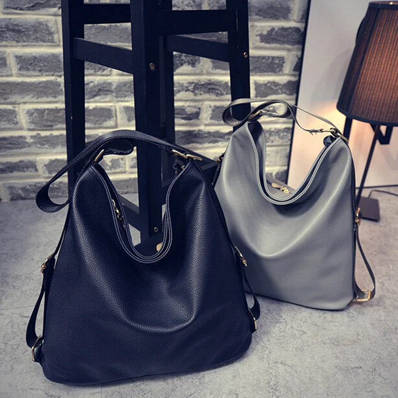 Casual High PU Leather Crossbody Bags For Ladies Portable Handbags