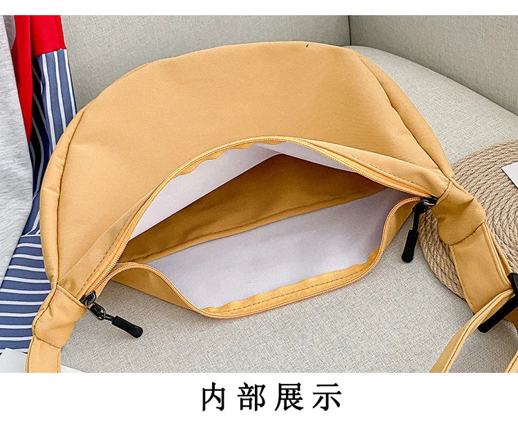 Casual Hobos Crossbody Bags Nylon Shoulder Messenger Canvas Tote Female Shopper