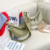 Casual Hobos Crossbody Bags Nylon Shoulder Messenger Canvas Tote Female Shopper
