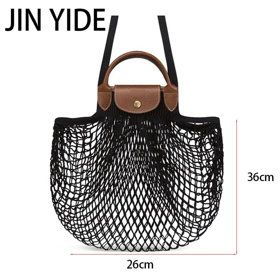 Casual Hollow Fishnet Women Handbags Mesh Shoulder Crossbody Bags