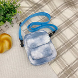 Casual Canvas Crossbody Bag for Women Small Square Shoulder Pouch