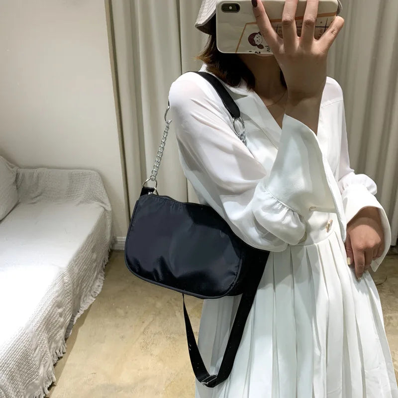 Casual Ladies Crossbody Bags Nylon Bag Vintage Shoulder Bag