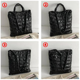 Casual Ladies Shopping Shoulder Bags Light Down Crossbody Bag For Women