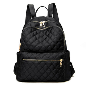 Casual Large Capacity Backpack for Women Oxford Travel Pack Knapsack