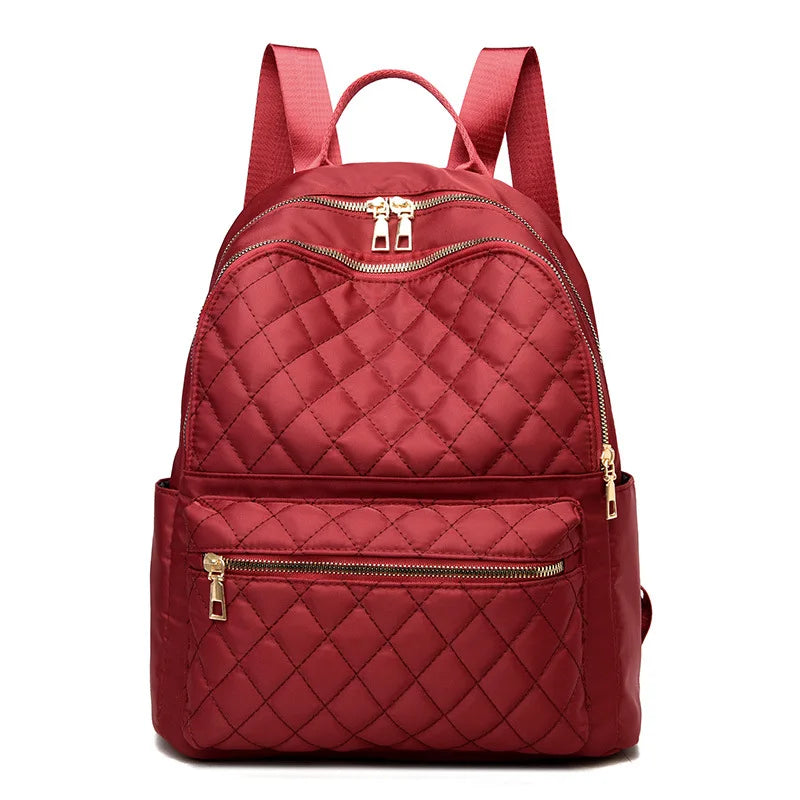 Casual Large Capacity Backpack for Women Oxford Travel Pack Knapsack