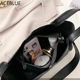 Casual Large Capacity Bucket Bag Women Shoulder Crossbody Bags PU Leather