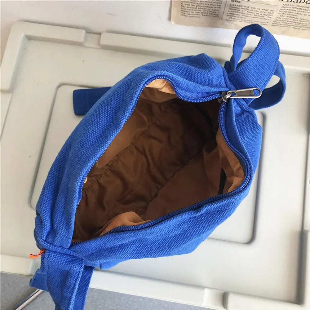 Canvas Hobo Bag Women Shoulder Bags Female Crossbody Handbag