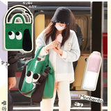 Casual Canvas Shoulder Bag Large Capacity Solid Shopper Crossbody Bags