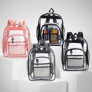 Casual Transparent PVC Backpack Waterproof Shoulder Bag