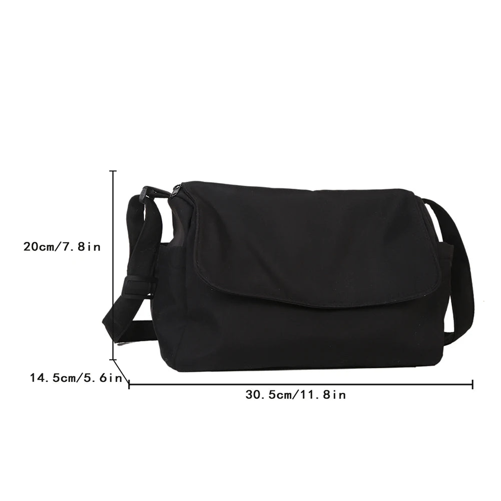 Casual Large Capacity Zipper Tote Bag