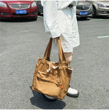 Casual Large Capacity Shoulder Bags for Women Canvas Purse Female Messenger Bag