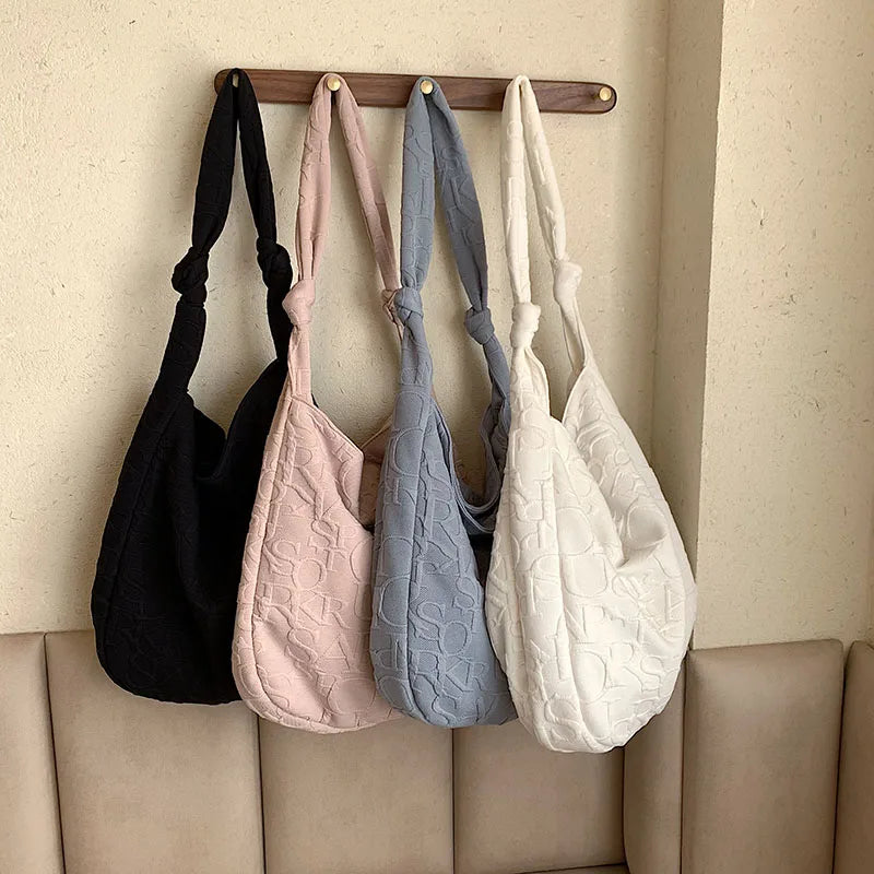 Casual Large Capacity Tote Women Handbags Canvas Lady Shoulder Messenger Bags