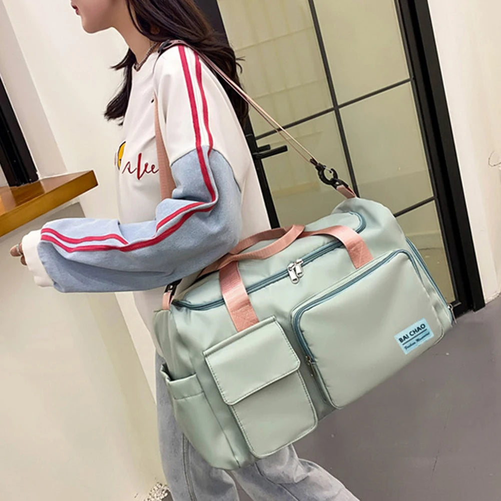 Casual Large Capacity Women Travel Bags Luggage Tote Handbags