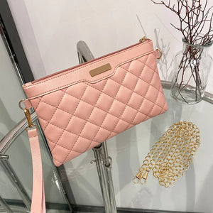 Casual Leather Clutch Bag Women Wedding Shoulder Bag Ladies Party Purse