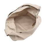 Casual Letter Canvas Shoulder Bag Women Large Capacity Travel Tote Bag