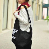 Casual Letter Canvas Bag For Women Large Capacity Hobo Bags