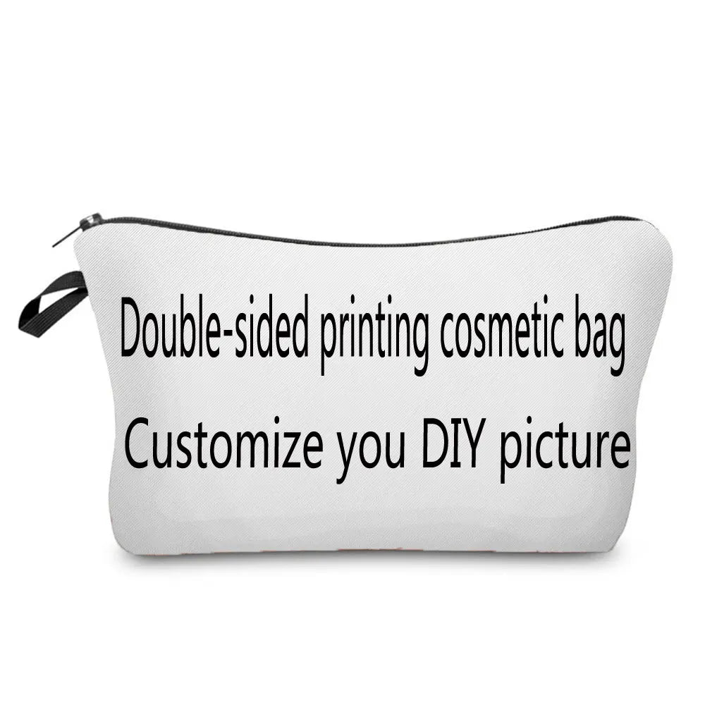 Cartoon Mama Print Makeup Bag for Women