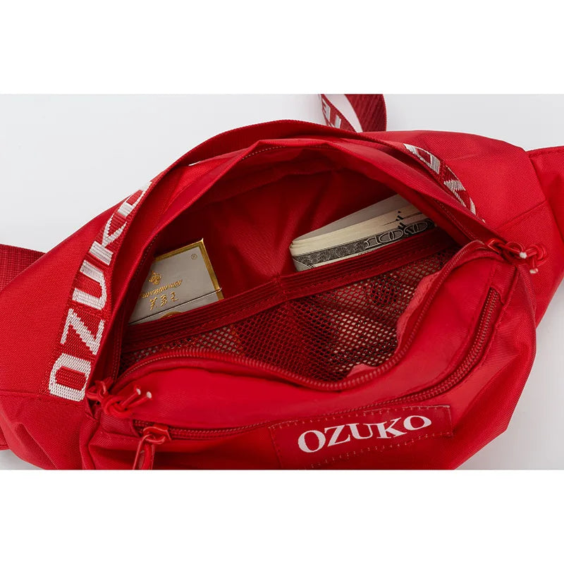 Casual Waist Bag Pack Fanny Pack Sport Belt Bag for Men Women