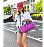 Casual Waterproof Cylinder Handbag Outdoor Shoulder Bag