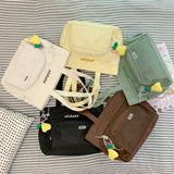 Casual Mesh Shoulder Bag Large Capacity Quilted Crossbody