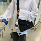 Casual Canvas Messenger Bag Women Large Capacity Shoulder Crossbody