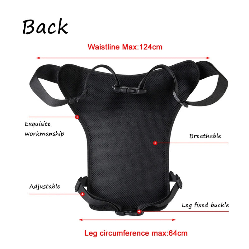 Waterproof Drop Leg Bag for Men Outdoor Waist Bag