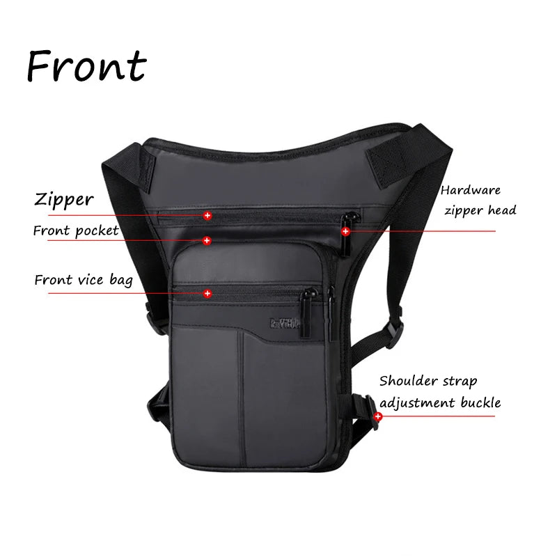 Waterproof Drop Leg Bag for Men Outdoor Waist Bag