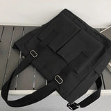 Casual Multifunction Shoulder Crossbody Bag Waterproof Oxford Bucket Bag Women