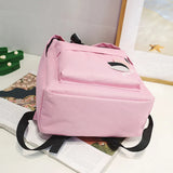 Casual Canvas Schoolbag Teenage Girls Boys Travel Rucksack Shoulder Handbag