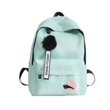 Casual Canvas Schoolbag Teenage Girls Boys Travel Rucksack Shoulder Handbag