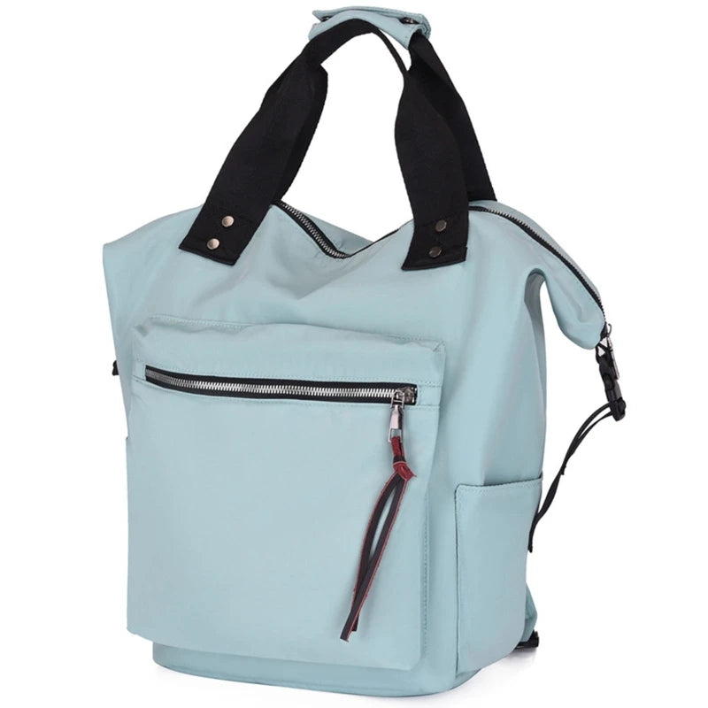 Casual Nylon Backpack Women Large Capacity Travel Book Bags for Teenage Girls