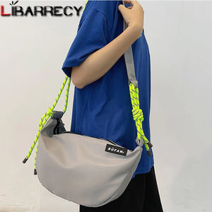 Casual Nylon Crossbody Bag for Women Unisex Shoulder Bag