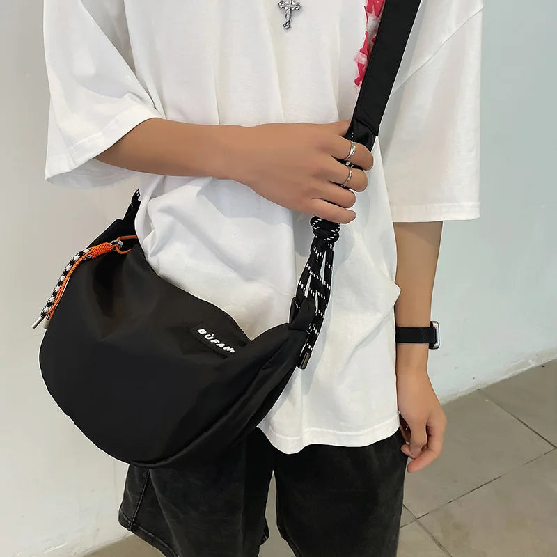 Casual Nylon Crossbody Bag for Women Unisex Shoulder Bag