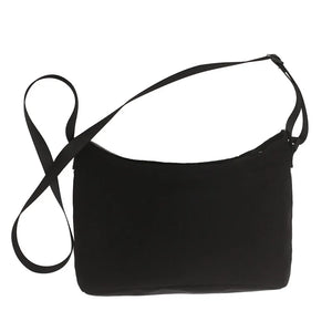 Casual Nylon Crossbody Underarm Bag Ladies Solid Shoulder Messenger Bags