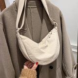 Casual Nylon Hobos Crossbody Bag Large Capacity Tote
