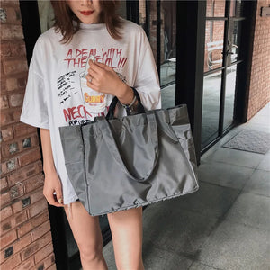 Casual Nylon Tote Women Shoulder Bags Crossbody Bag Lady Big Shopper Bag