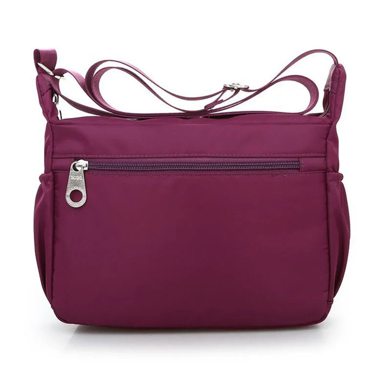 Casual Nylon Shoulder Bag Large Capacity Crossbody Waterproof Handbag