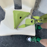 Casual Nylon Triangle Crossbody Bag for Women