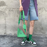 Casual Nylon Triangle Crossbody Bag for Women