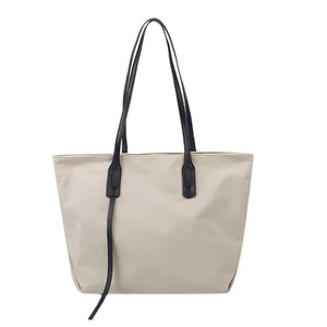 Casual Nylon Waterproof Handbag Women Large Capacity Shoulder Top-handle Bag