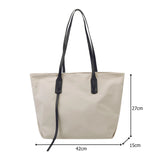 Casual Nylon Waterproof Handbag Women Large Capacity Shoulder Top-handle Bag