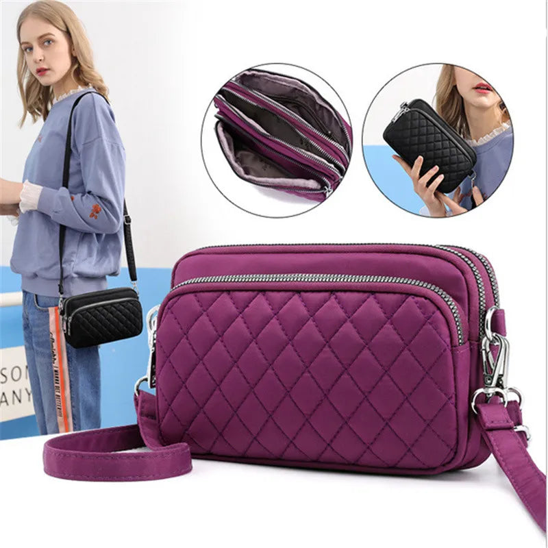 Casual Nylon Waterproof Women Bag Wild Outdoor Mens Shoulder Bag